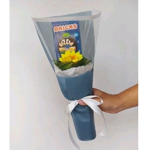 

Buket Bricks buket pocky Dan mainan