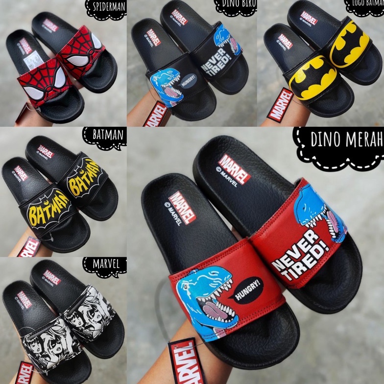 KODE M36W Sandal slop anak kids yongki junior marvel X Miniso