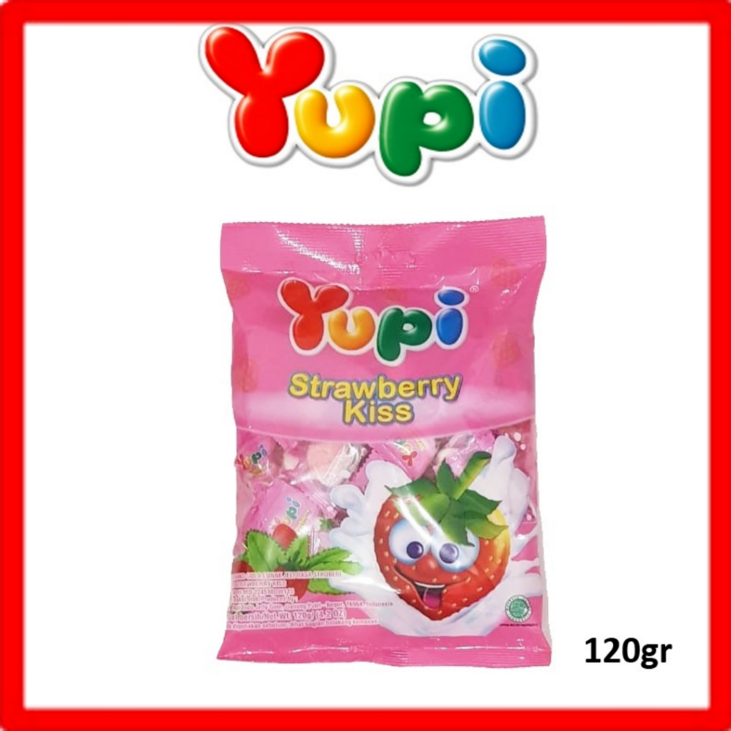 

PERMEN YUPI KISS STRAWBERRY 120 GRAM