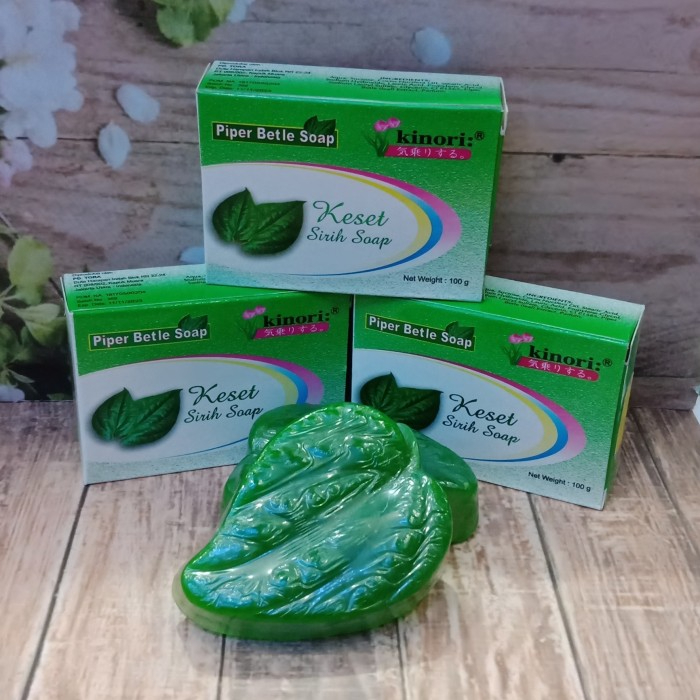 Sabun Keset sirih Kinori 100gr / Sabun Kesed Sirih Dovina 110gr / Sabun Green Tea kinori 100gr Origi