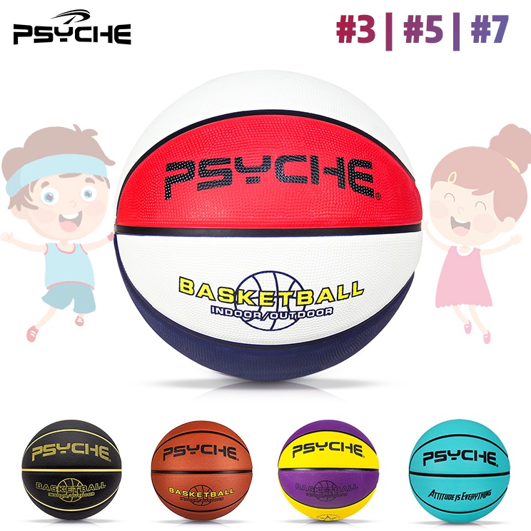 Special Packing  Psyche Basketball Original Anak Rubber Training Outdoor Size 7 Size 5 Size 3