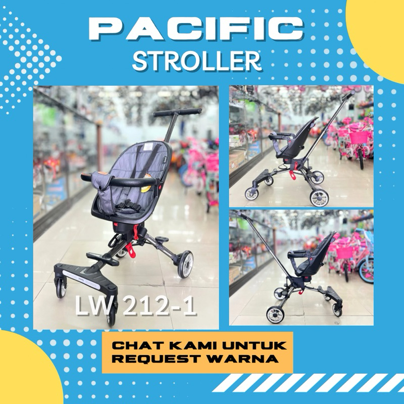 MAGIC STROLLER PACIFIC EXOTIC LW 121 LW 127 LW 212-1 KERETA RODA TIGA 3 TERBARU [PROMO LAMONGAN]