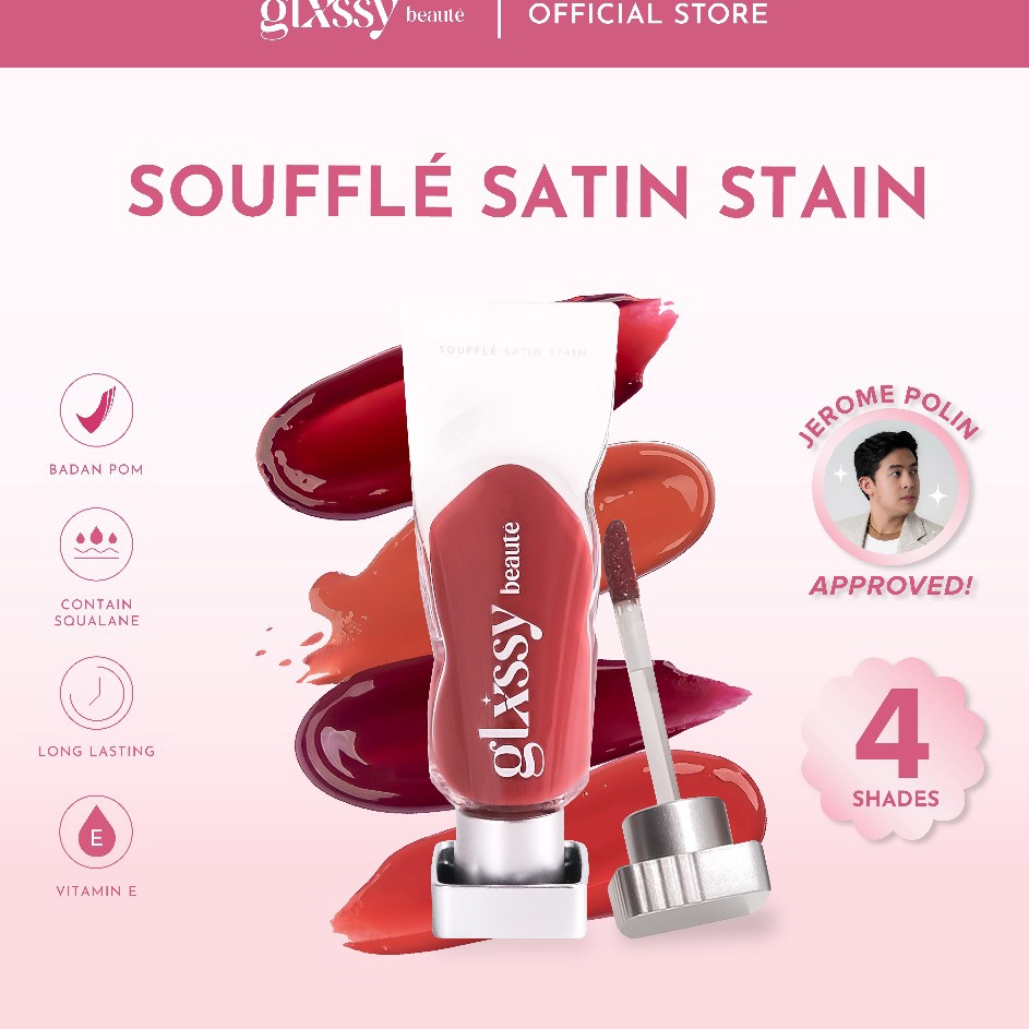 Flash Sale Glxssy Beaute Souffl Satin Stain  Lip Tint