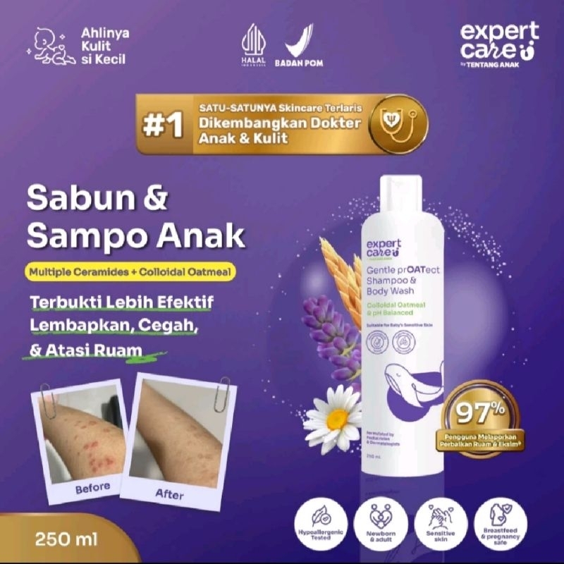 Expert Care Shampoo & Body Wash 250ml