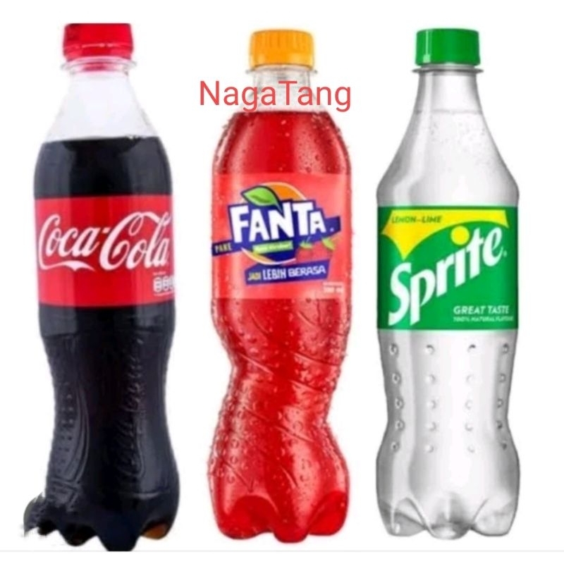 

FANTA, SPRITE, COCACOLA 5000 BOTOL KEMASAN 390Ml