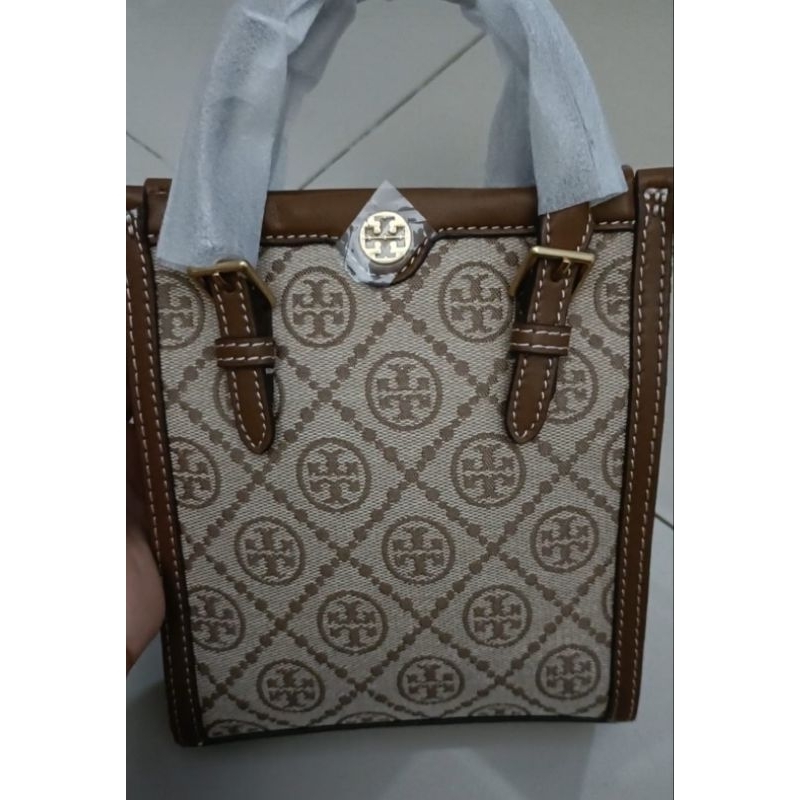 Tory Burch T Monogram Jacguard Mini Tote