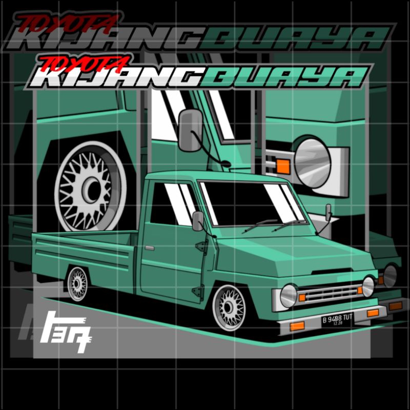 t-shirt kijang kotak/t-shirt kijang/kaos kijang kotak/kaos kijang