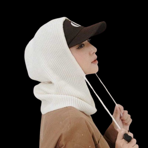 Kupluk Hijab Tali Pria Wanita HIJAB Rajut Polos Unisex One Style