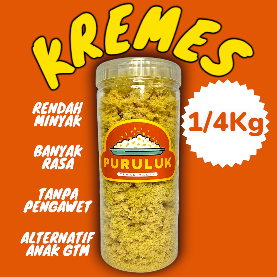 

Kremes by PURULUK - Kremes Rasa Asin Gurih Pedas Keju Salted Egg Sour Cream & Union Honey Butter