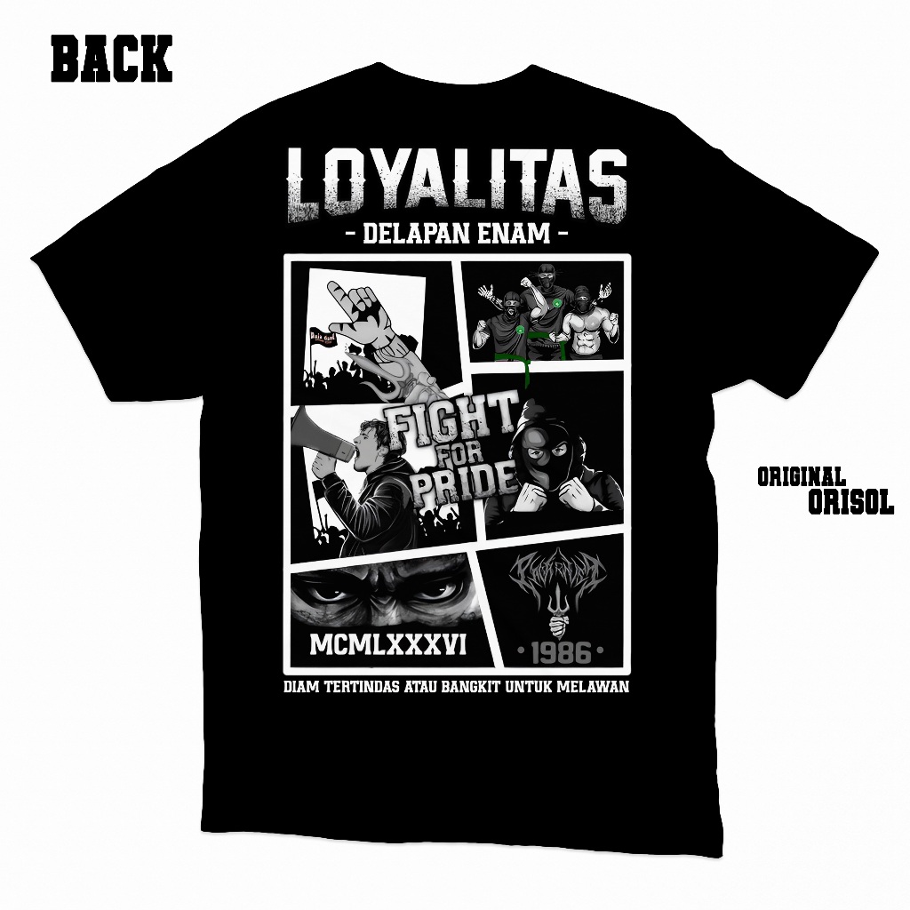 Kaos Pagar Nusa PN PSNU Trident Trisula 1986