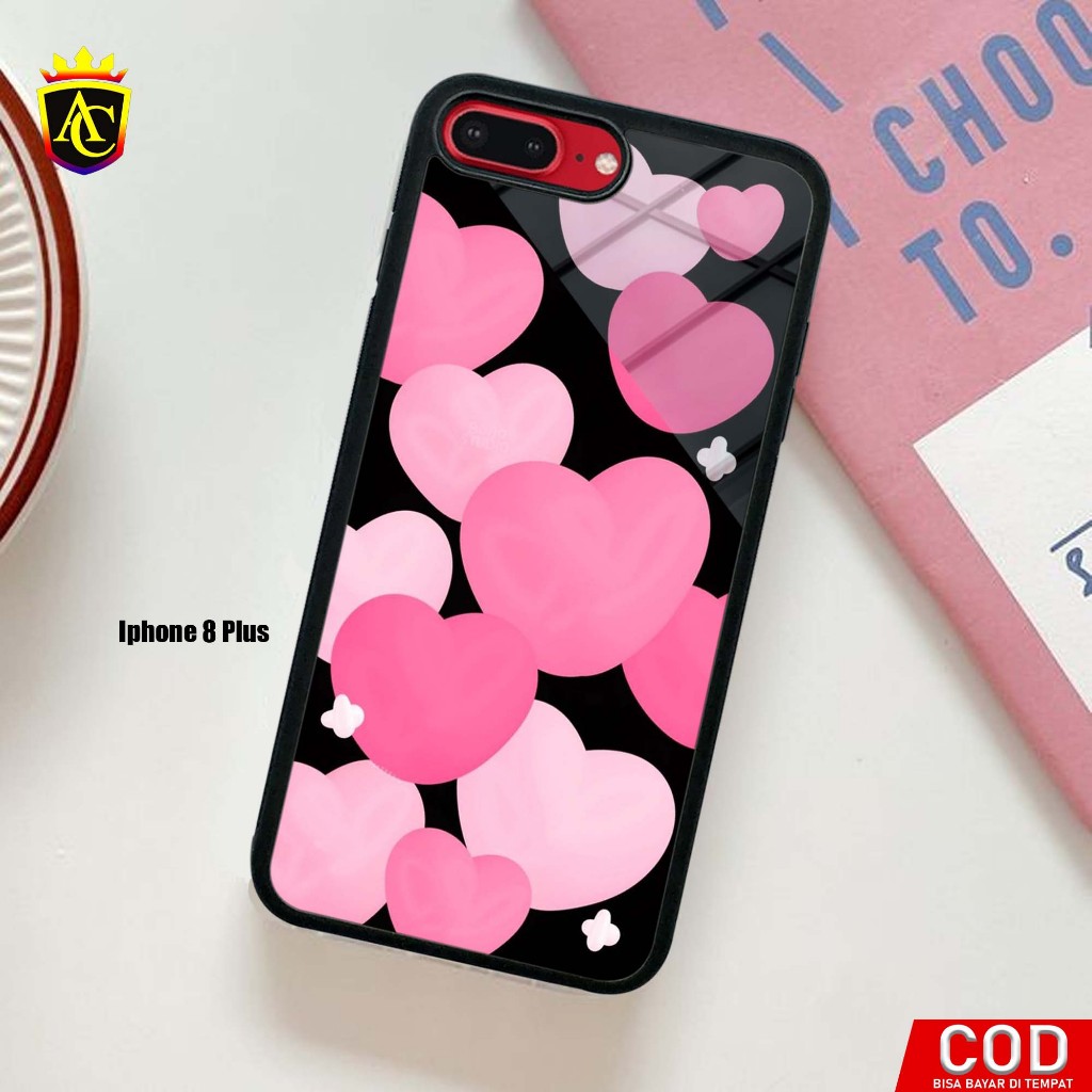 Case Iphone 8 Plus [ Flower ] Aneka casing, case, kondom hp, custom case,  case aesthetic case murah