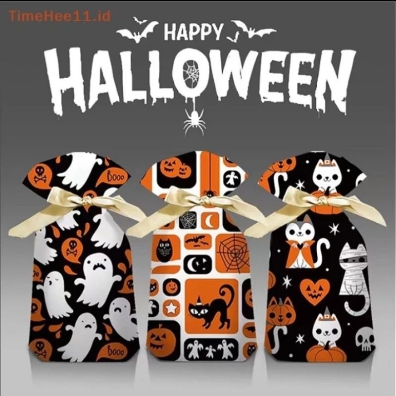 

Plastik Tali Halloween / Goodiebag cookies Halloween