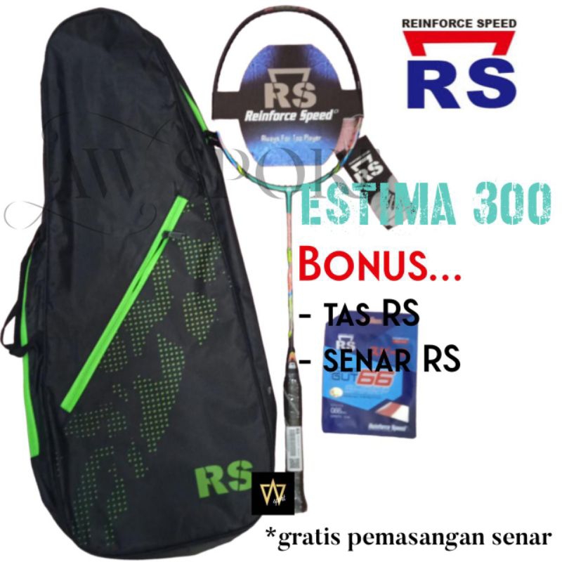 Raket Badminton RS ESTIMA 300 4U G6 / Raket Bulutangkis Original