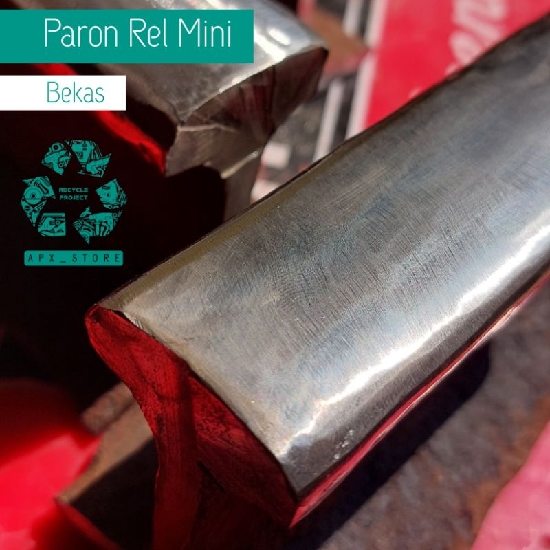 Paron Besi Rel Lori 15cm / Besi Landasan Mini & Tiny, Baja Super.