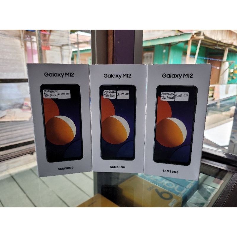Samsung M12 4/64 Green/Blue/Black Baru