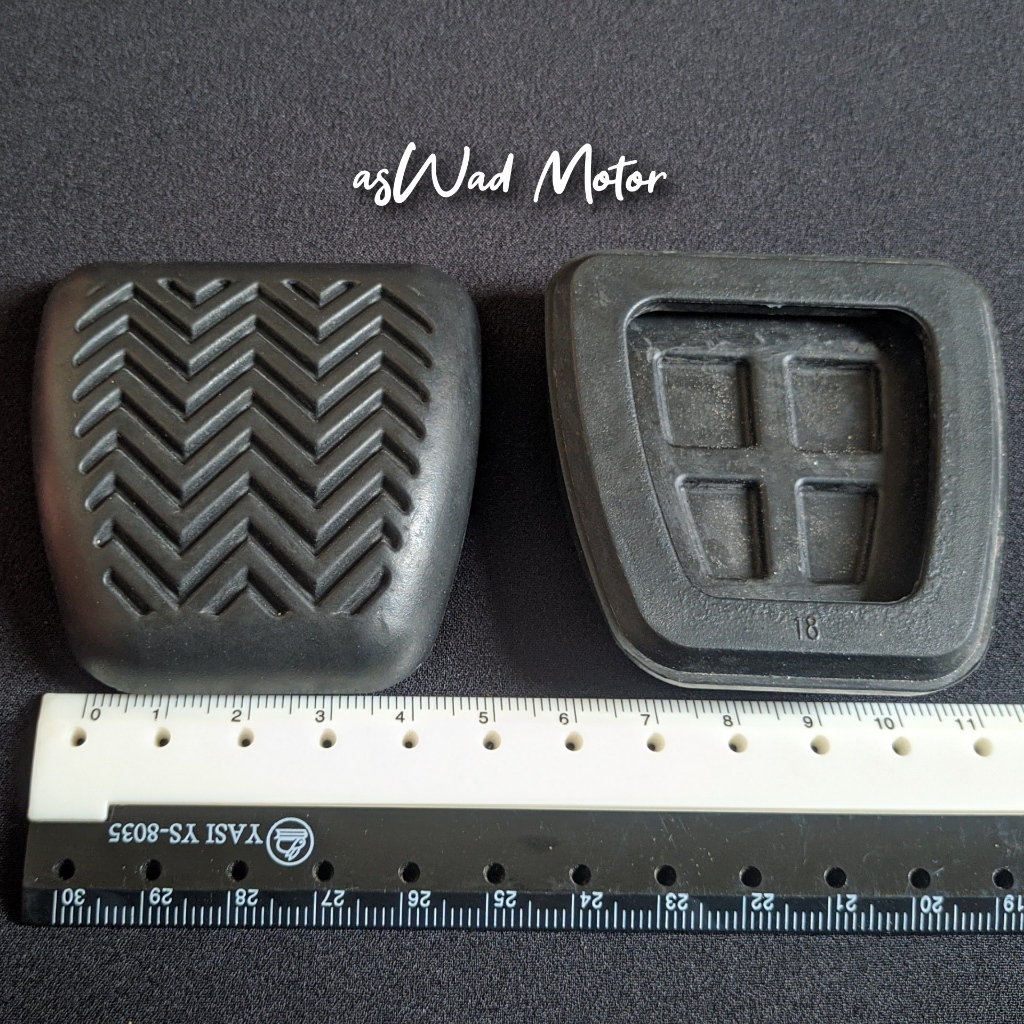 Karet Pedal Rem Kopling Gas Avanza Carry anti slip / Karet Pedal Rem Mobil Avanza / Karet Pedal Kopl