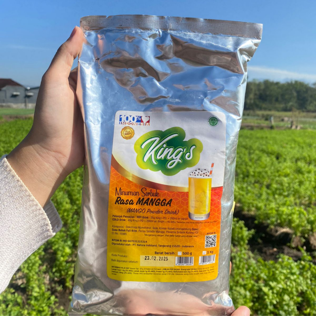 

Bubuk Minuman KING MANGO 1Kg Bubuk Minuman Es MANGGA