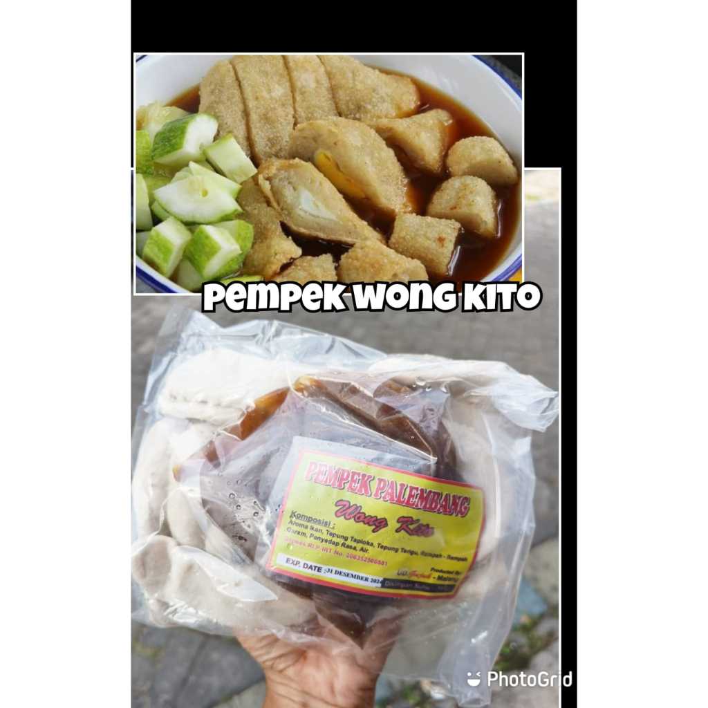 

pempek wong kito isi 12 free cuko