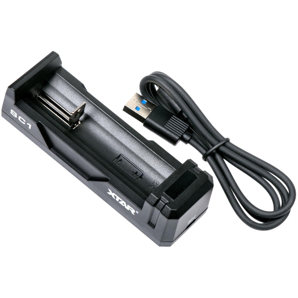 Xtar SC1 Charger Baterai 1 Slot for Li-ion 18650 18700 20700 26650
