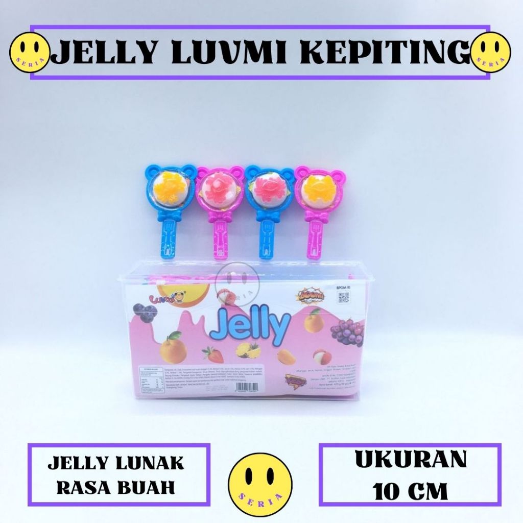 

Luvmi Egg Jelly AGAR/Jelly Crab Dan Popping Permen Candy Topping