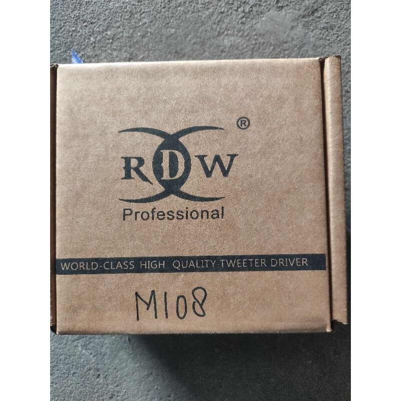 TWITTER DRIVER KOMPONEN SPEAKER RDW M108