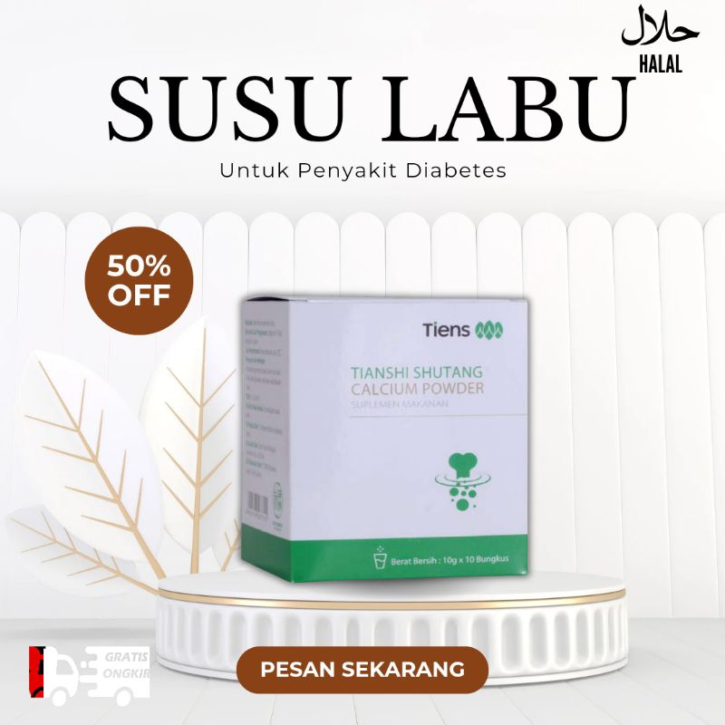 

OBAT CHINA DIABETES - Susu Labu Diabetes SHUTANG CALSIUM POWDER - Susu untuk Diabetes