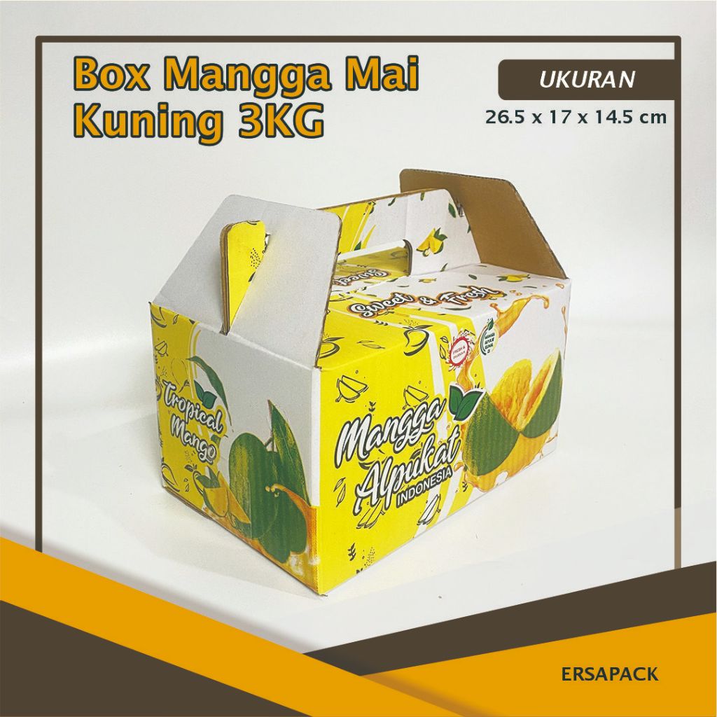 

KARDUS/BOX MANGGA ALPUKAT 3KG - kardus mangga/kardus murah/kardus packing/kardus/mangga
