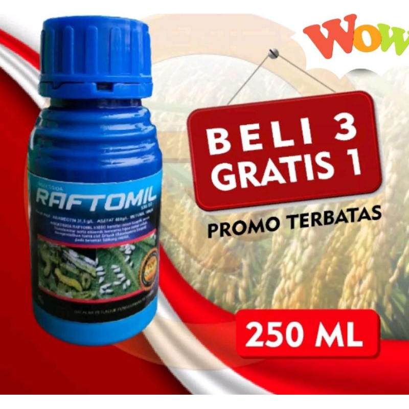 RAFTOMIL 530SC 250ml INSEKTISIDA ABAMEKTIN ASEFAT METOMIL