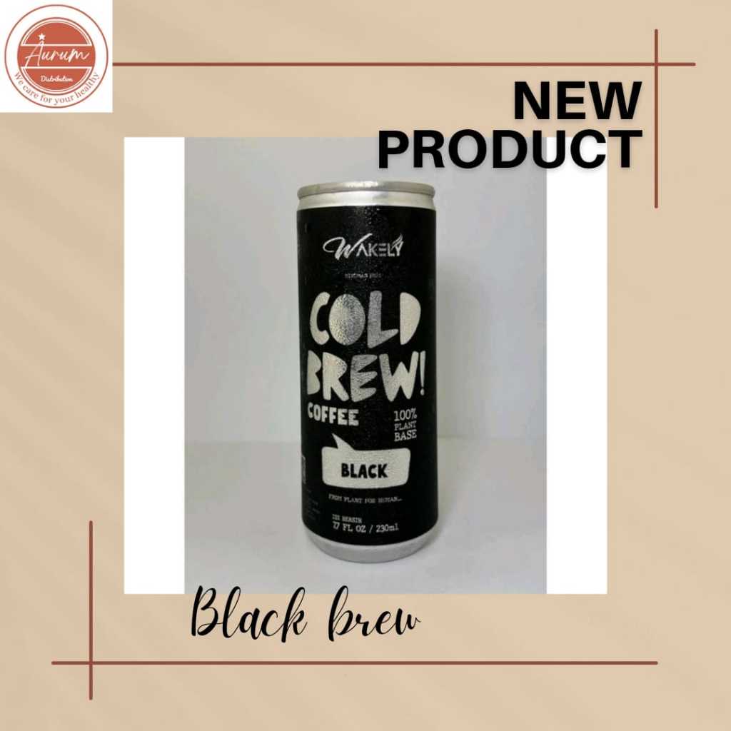 

Wakely Cold Brew Coffee Black 230 ML