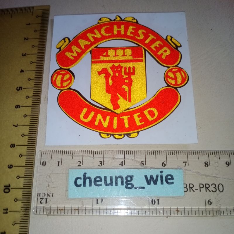 

stiker / Sticker klub bola Manchester United MU The Red Devils