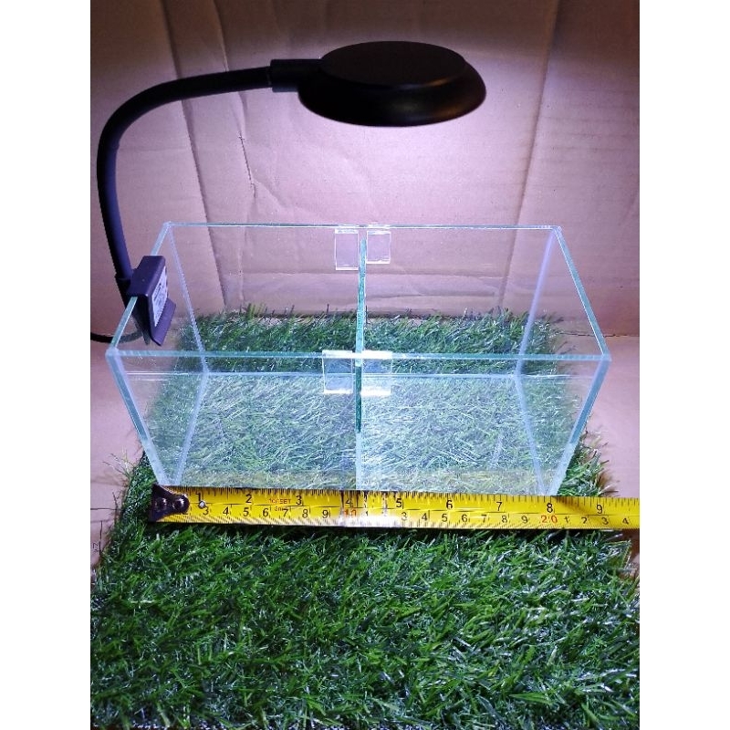 Aquarium mini Aquarium Cupang Soliter Aquarium sekat