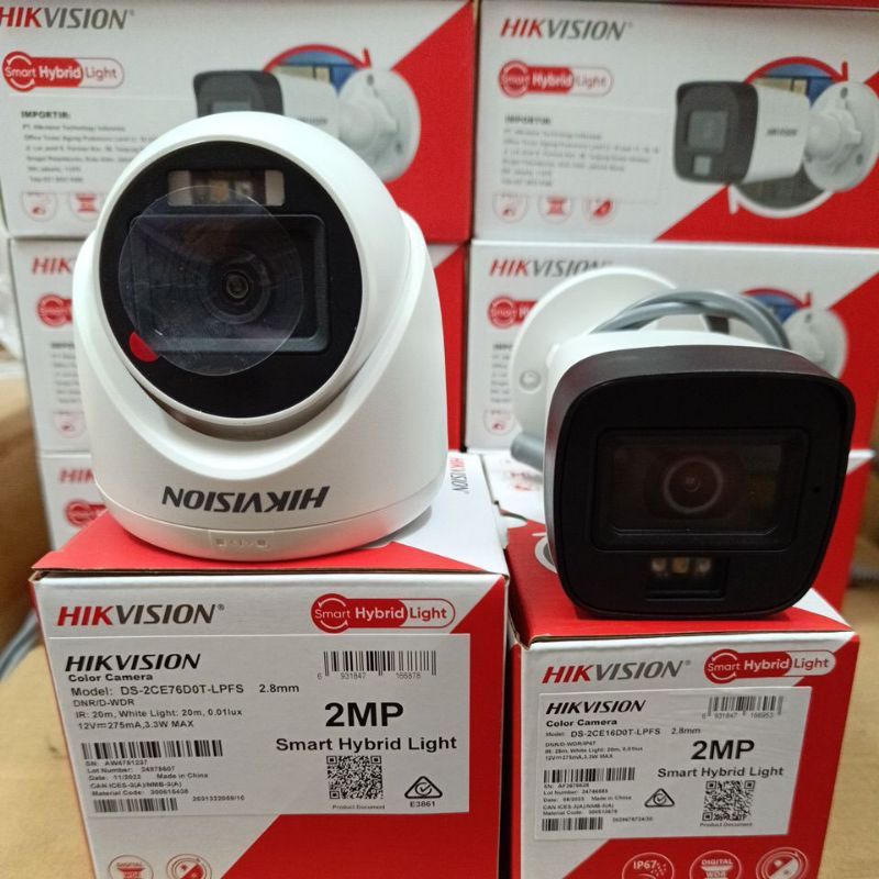 KAMERA CCTV INDOOR / OUTDOOR HIKVISION 2MP AUDIO DS-2CE76DOT-LPFS /DS-2CE16DOT-LPFS