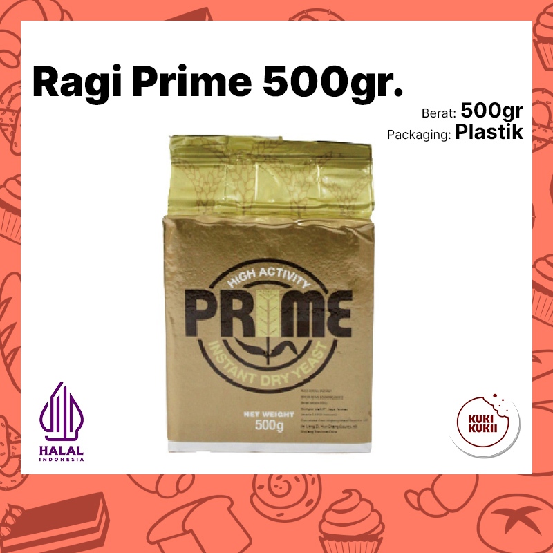 

Ragi Prime 500gr | Dry Yeast Instant Prime 500 gram