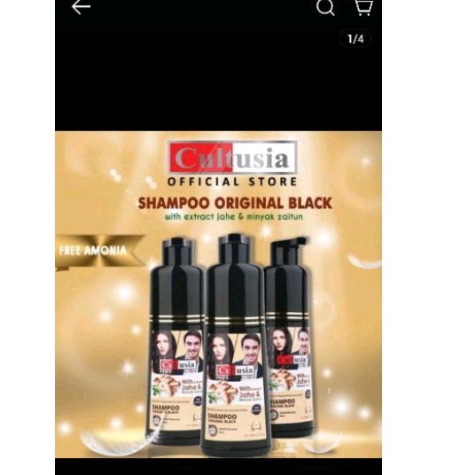 CULTUSIA SHAMPOO BLACK