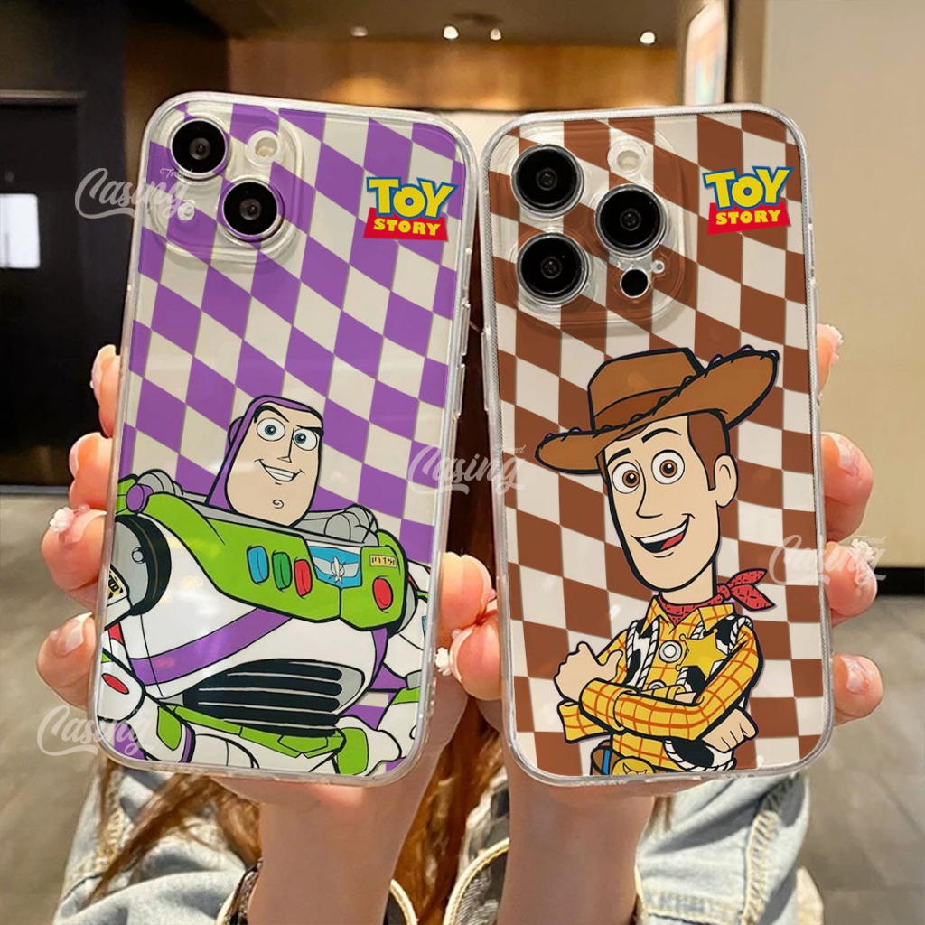 Case Clear Ready For Oppo A15 A16 Reno 11F A17 A60 A57 2022 A77s Casing Bening Toy Story - KT8