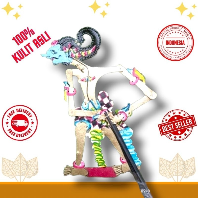 Wayang Kulit Asli ONTOSENO Mini 30 cm