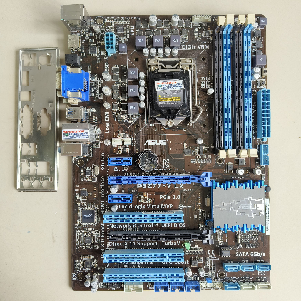 MOTHERBOARD GAMING ASUS P8Z77-V LX LGA 1155 DDR3