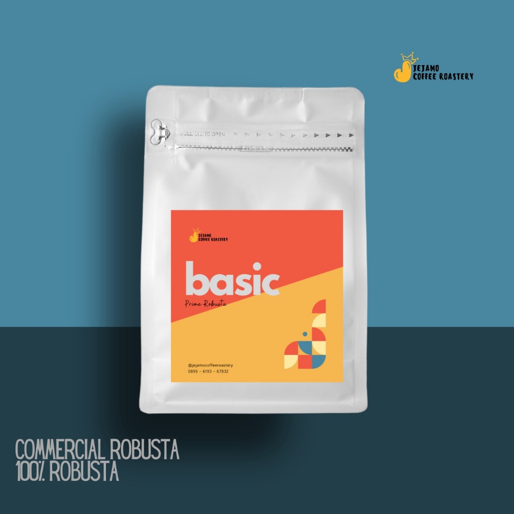 

Jejamo Roastery | Basic 100% Robusta Premium | Espresso Based| Coffee Beans | Untuk Kopi Susu