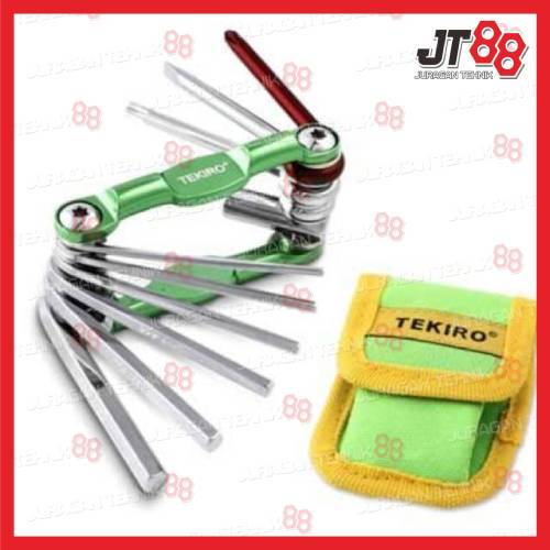 TEKIRO KUNCI SEPEDA SET 10 PCS /KUNCI L SEPEDA