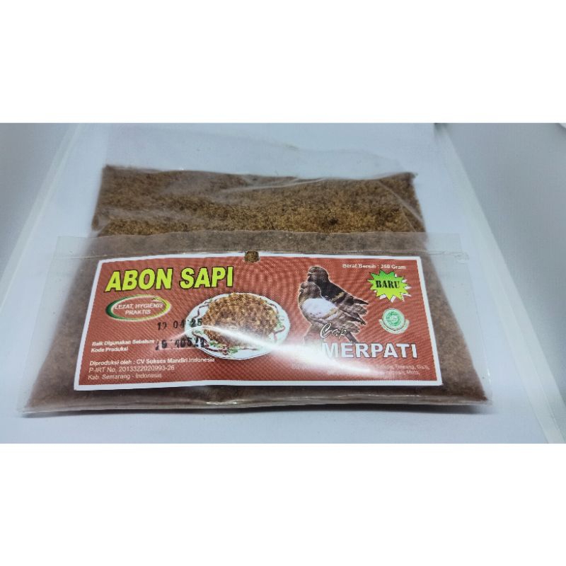 

Abon Sapi Merpati 250gr