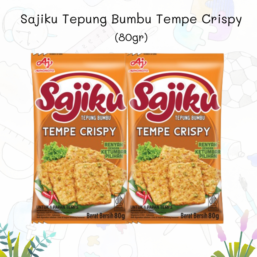 

Sajiku Tepung Bumbu Tempe Crispy 3x80gr