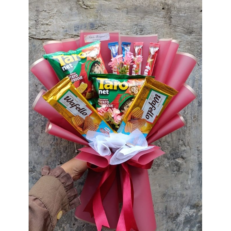 

#buket Snack murah#buketwisuda#moneybouquet