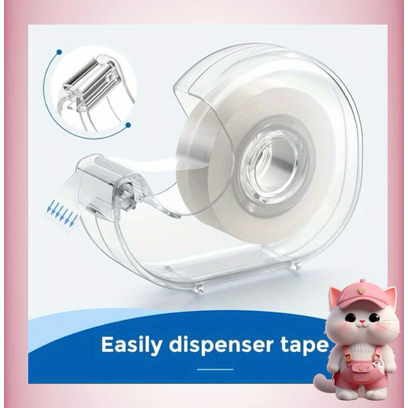 

N151 Single Dispenser Tape Ujung BESI Washi Masking Dispenser Tempat Washi Tape / Dispenser Plaster Mini untuk Kantor Sekolah