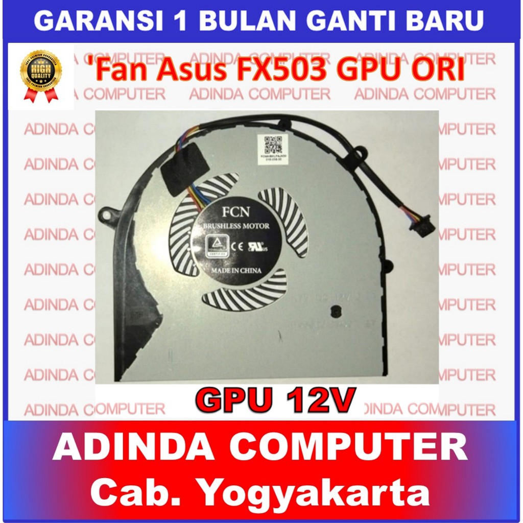 Fan Asus ROG Strix FX503 FX503VD FX63V FZ63VM GL503V GL503VD GL503VM GL503VS GL703 GL503 GL703V GL70