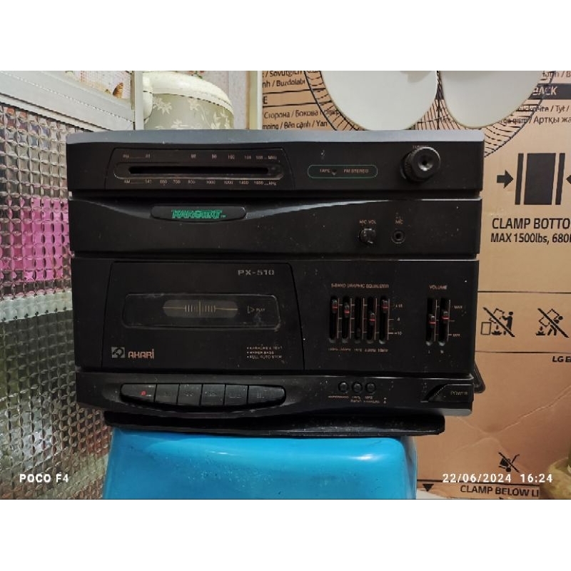 Unit mesin radio tape COMPO AKARI px50