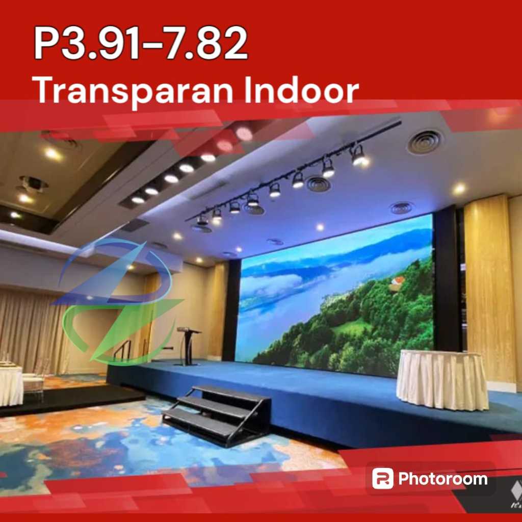 Videotron P3.91-7.82 Tranparant Indoor