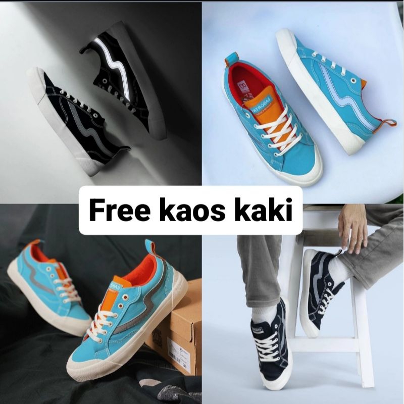 PATROBAS GLARE ORIGINAL Sepatu PATROBAS ORIGINAL PATROBAS GLARE BLACK WHITE PATROBAS GLARE BLUE HAZE