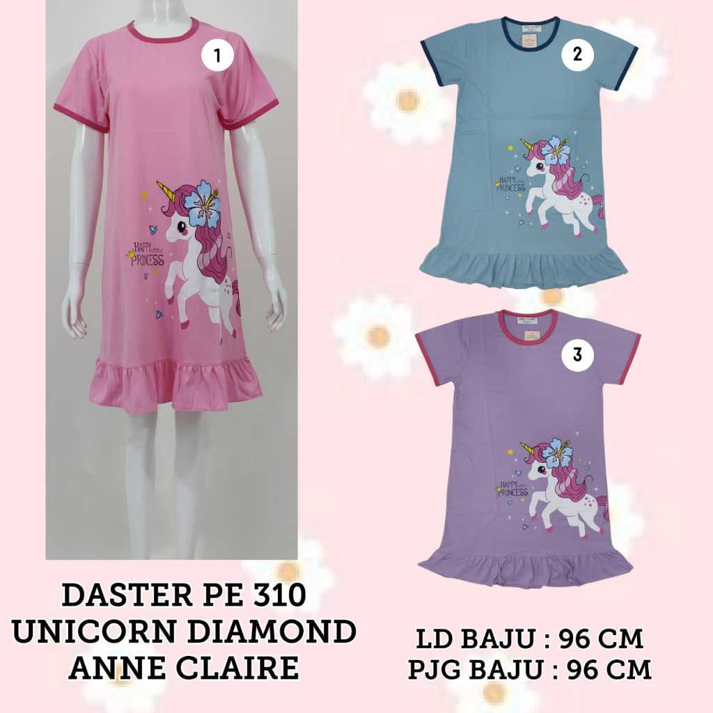 Daster DT Lengan Pendek Anne Claire Body Fit Exclusive Dewasa / Remaja