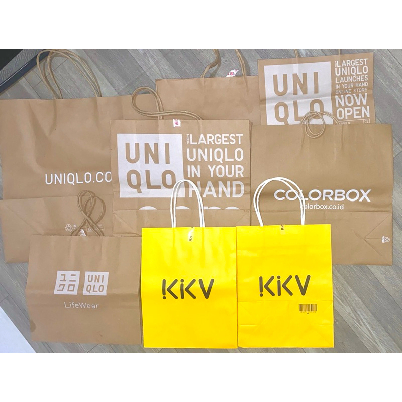 

Paper Bag Uniqlo, KKV, Color Box