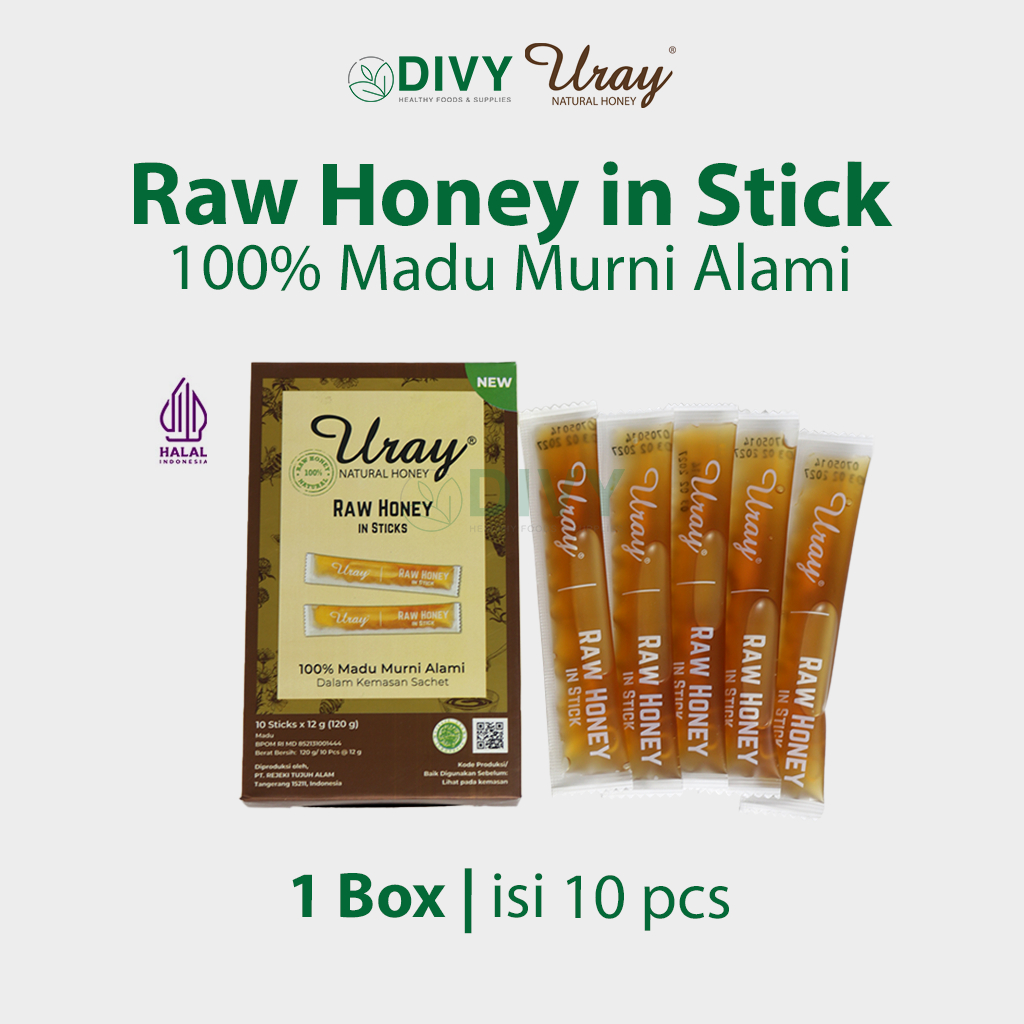 

Uray | Madu Uray | Natural Honey | Raw Honey in Sticks 100% Madu Murni Alami|Madu